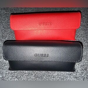 Guess Black and Red Sunglasses Cases